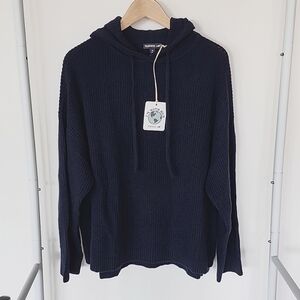 NWT Toad & Co Whidbey Hooded Sweater Hoodie in True Navy, Womens M